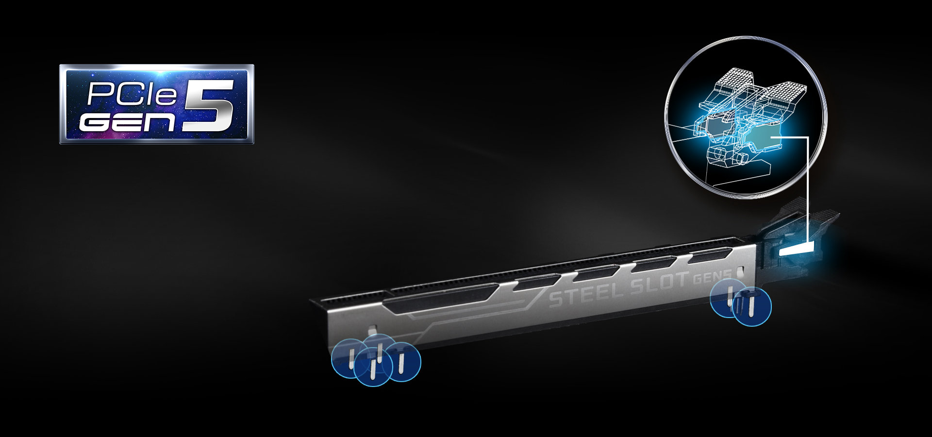 Reinforced Steel Slot [PCIe 5.0 Version]